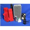 Image 1 : Lot of Misc. - RCBS Powder Trickler, Reloading Block, Lens Caps, 20 Felt Sheaths