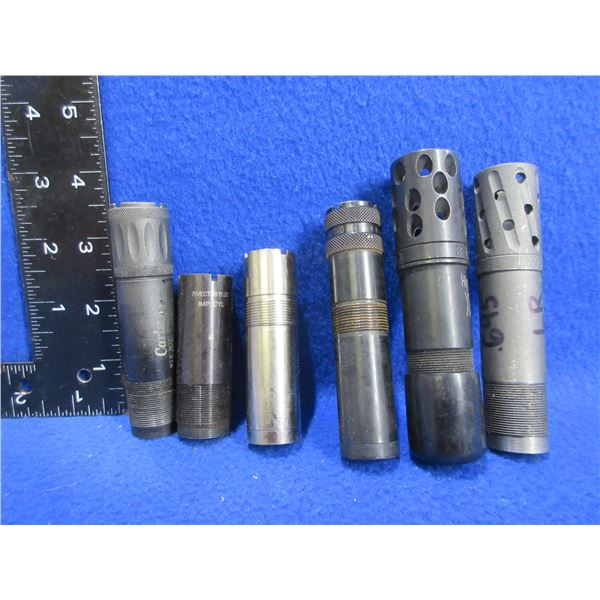 Lot of 6 Misc. 12 Gauge Choke Tubes