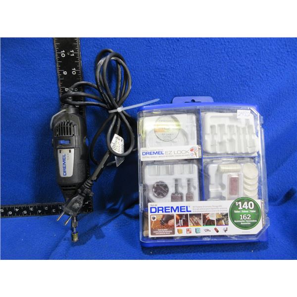 Dremel 100 Series Rotary Tool (Tested Working) with Accessory Kit (Used)