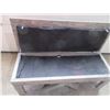 Image 4 : Wood Gun Concealment Bench with Locking Lid - No Keys - Pick Up Only