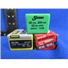 Image 2 : 22 Cal. .224" Bullets - 3 Sealed Boxes of 100