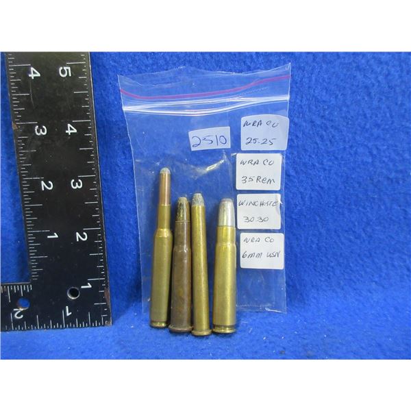 Collector Ammo - 4 Cartridges (We Can Not Ship - Pick Up Only)