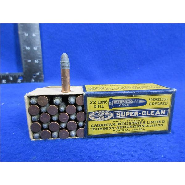 Collector Ammo - 22 LR Super-Clean CIL (We Can Not Ship - Pick Up Only) Cartridges - Box of 50