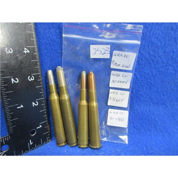 Collector Ammo - 4 WRA Co. Cartridges (We Can Not Ship - Pick Up Only)