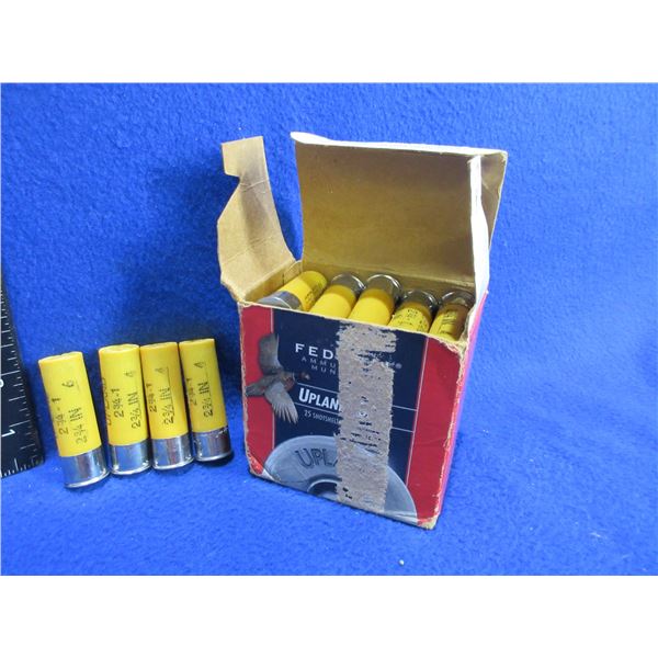 20 Ga. 2 3/4" 4 Shot Federal Shotshells (We Can Not Ship - Pick Up Only)