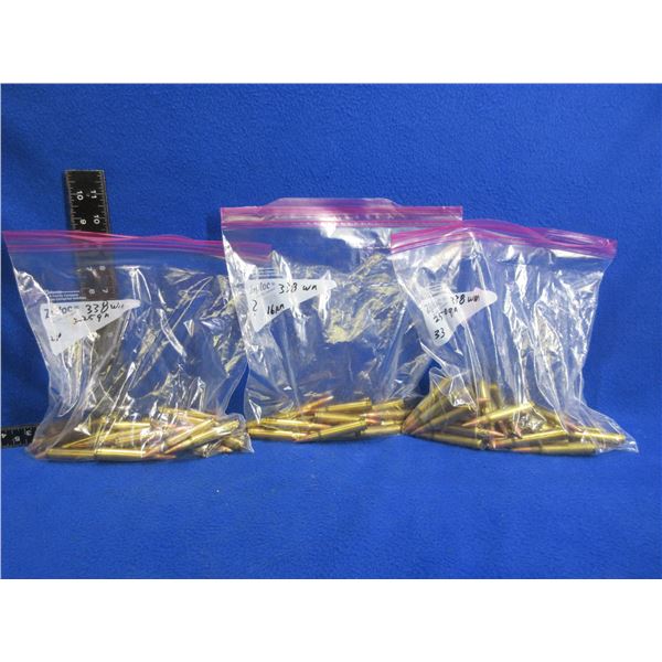 338 Win. Mag Reloads (We Can Not Ship - Pick Up Only) - Lot of 73 - Sold as Components