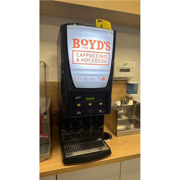 CURTIS COMMERCIAL CAPPUCCINO & HOT COCOA DISPENSER PCGT3C