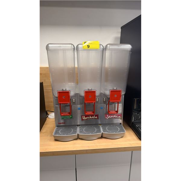 UGOLINI MADE IN ITALY 3-BAY JUICE DISPENSER MACHINE