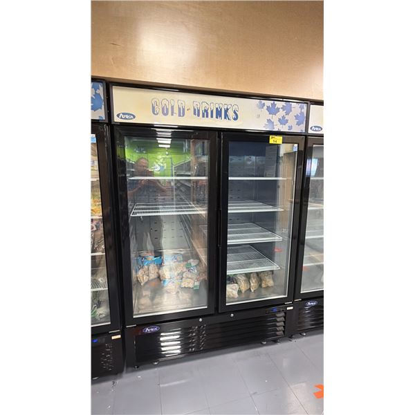 ATOSA COMMERCIAL BOTTOM MOUNT GLASS DOOR FREEZER MCF8721GR