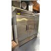 Image 1 : TRUE FREEZER COMMERCIAL STAINLESS STEEL 3-DOOR UPRIGHT FREEZER T-72F (UNKNOWN WORKING CONDITION)