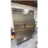 Image 1 : TRUE REFRIGERATOR COMMERCIAL STAINLESS STEEL 2-DOOR FRIDGE T-49 (INTERIOR ELECTRICAL ISSUES,