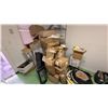 Image 1 : AREA OF ASSORTED ITEMS INCLUDING; HEATER, METRO STYLE RACK, FURNACE DUCT & MORE