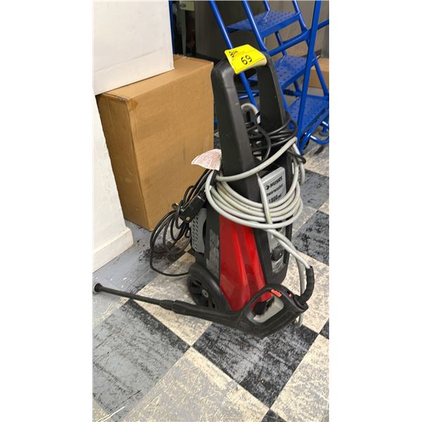 HUSKY POWERWASHER 1800 PSI PRESSURE WASHER WITH HOSE, WAND & NOZZLE