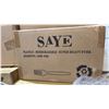 Image 4 : PALLET OF ASSORTED ITEMS INCLUDING; THEO PLASTIC HEAVY SPOONS, SAYE RECTANGLE 28OZ CONTAINERS WITH