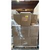 Image 1 : PALLET OF 25 BOXES OF SAYE 32OZ RECTANGULAR KRAFT PAPER BOWLS - 300 PER BOX = APPROX 7,500 BOWLS
