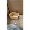 Image 2 : PALLET OF 25 BOXES OF SAYE 32OZ RECTANGULAR KRAFT PAPER BOWLS - 300 PER BOX = APPROX 7,500 BOWLS