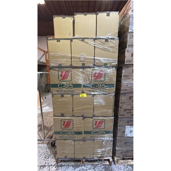 PALLET OF APPROX 40 BOXES OF C-95 SOUP CONTAINER LIDS *MUST TAKE ALL*