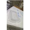 Image 3 : PALLET OF 21 BOXES OF SAYE RECTANGLE 38OZ WITH HOLE CONTAINERS WITH LIDS - 210 PER BOX = APPROX
