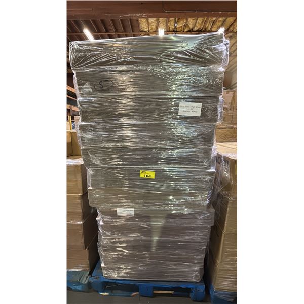 PALLET OF APPROX 1,400 14" PLAIN WHITE PIZZA BOXES *MUST TAKE ALL*