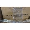 Image 3 : PALLET OF 40 BOXES OF THEO 28OZ 3C PLASTIC CONTAINERS WITH LIDS - 150 PER BOX = APPROX 6,000