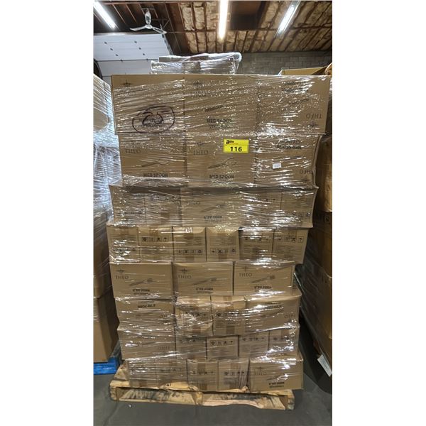 PALLET OF THEO MEDIUM PLASTIC SPOONS & THEO 6" PP PLASTIC FORKS *MUST TAKE ALL*