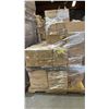 Image 1 : PALLET OF THEO 8OZ PET PLASTIC CUPS & 6" PP PLASTIC KNIVES *MUST TAKE ALL*