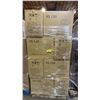 Image 1 : PALLET OF 20 BOXES OF YS-120 ROUND PLASTIC LIDS - 1,000 PER BOX = APPROX 20,000 LIDS TOTAL *MUST