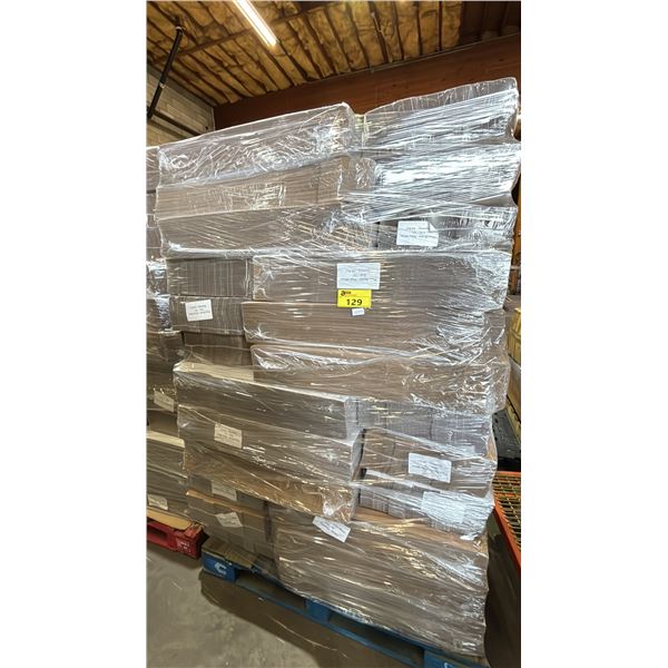 PALLET OF APPROX 1,950 12" PLAIN WHITE PIZZA BOXES *MUST TAKE ALL*
