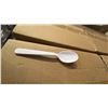Image 2 : PALLET OF 60 BOXES OF THEO HEAVY PLASTIC SPOONS - 1,000 PER BOX = APPROX 60,000 SPOONS TOTAL *MUST