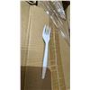 Image 1 : PALLET OF 154 BOXES OF THEO 6" PP PLASTIC FORKS - 1,000 PER BOX = APPROX 154,000 FORKS TOTAL *MUST