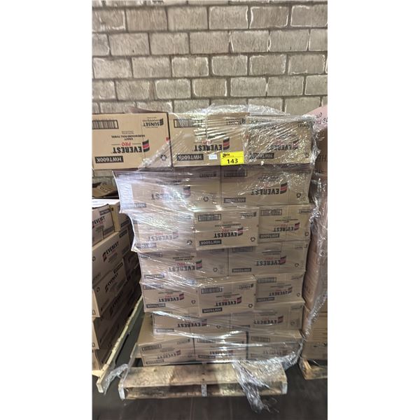 PALLET OF 49 BOXES OF EVEREST PRO KRAFT HARDWOUND ROLL TOWEL - 6 ROLLS PER BOX = APPROX 294 ROLLS