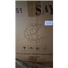 Image 3 : PALLET OF 48 BOXES OF SAYE SY-51 5X5 PP HINGED CONTAINERS - 250 PER BOX = APPROX 12,000 CONTAINERS