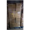 Image 1 : PALLET OF 20 BOXES OF YS-120 ROUND PLASTIC LIDS - 1,000 PER BOX = APPROX 20,000 LIDS TOTAL *MUST