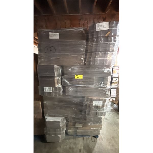 PALLET OF APPROX 2,400 10" PLAIN WHITE PIZZA BOXES *MUST TAKE ALL*