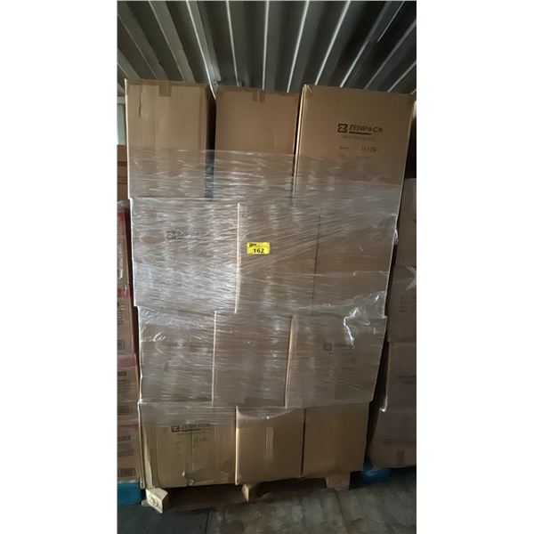 PALLET OF 36 BOXES OF ZENPACK KRAFT PAPER BAGS - 250 BAGS PER BOX = APPROX 9,000 BAGS TOTAL