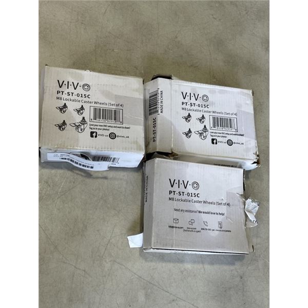 3PKS M8 LOCKABEL CASTER WHEELS