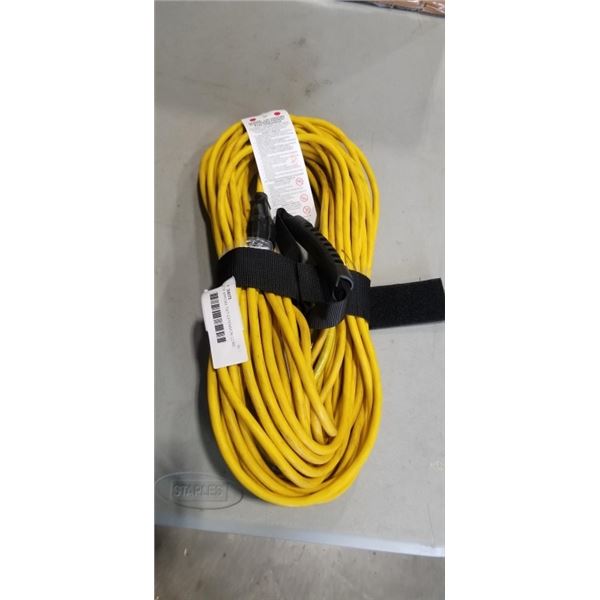 LOT OF APPPORX 75FT EXTENSION CORD YELLOW