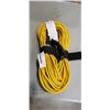 Image 1 : LOT OF APPPORX 75FT EXTENSION CORD YELLOW