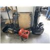Image 1 : MERCURY  AND MARINER 2.5HP BOAT MOTORS W/ JERRY CAN - BOTH NEED SOME WORK