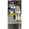 Image 1 : NEW TIN CANISTERS, BURSHES, AND GLOVES