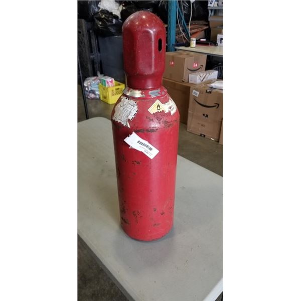 VINTAGE RED OXYGEN TANK