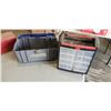 Image 2 : METAL TOOLS BOX W/ CONTENTS AND 2 PARTS ORGANIZERS