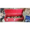 Image 3 : METAL TOOLS BOX W/ CONTENTS AND 2 PARTS ORGANIZERS