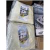Image 3 : BOX OF AUTOMOTIVE ITEMS INCULDING RV COVER AND SEANAL WHEEL COVER AND BENDING CAR MOP