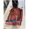 Image 4 : PAIR OF WORKBOOTS AND HERSHEL BACKPACK