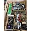 Image 2 : 3 BOXES OF VARIOUS TOOLS AND HARDWARE