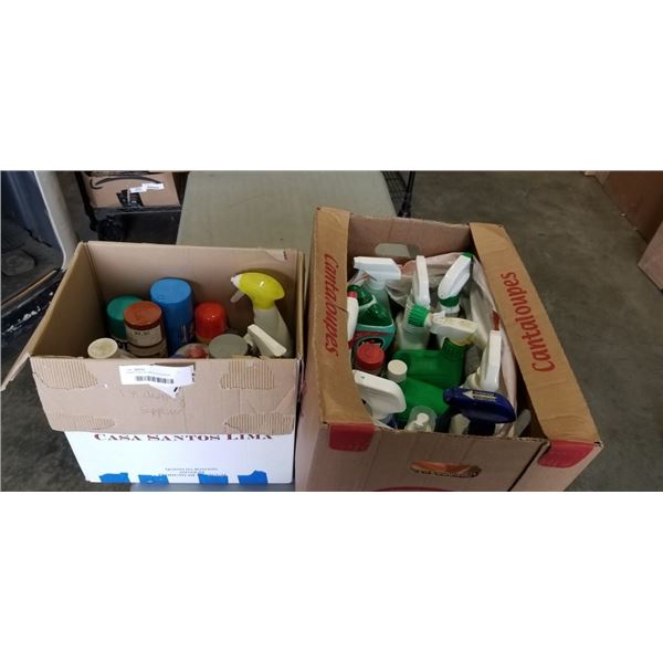 28 BOTTLES OF VARIOUS CLEANING SPRAYS
