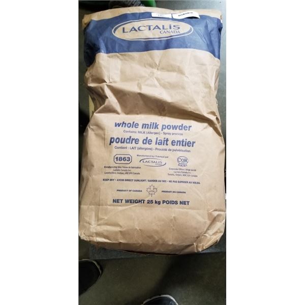 25KG BAG OF LACTALIS WHOLE MILK POWDER