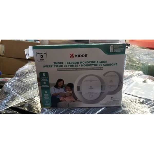2 PACK KIDDE SMOKE+ CARBON MONOXIDE ALARM
