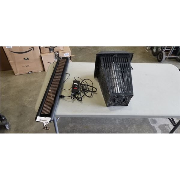 OUTDOOR BUG LIGHT AND LED LIGHT BAR